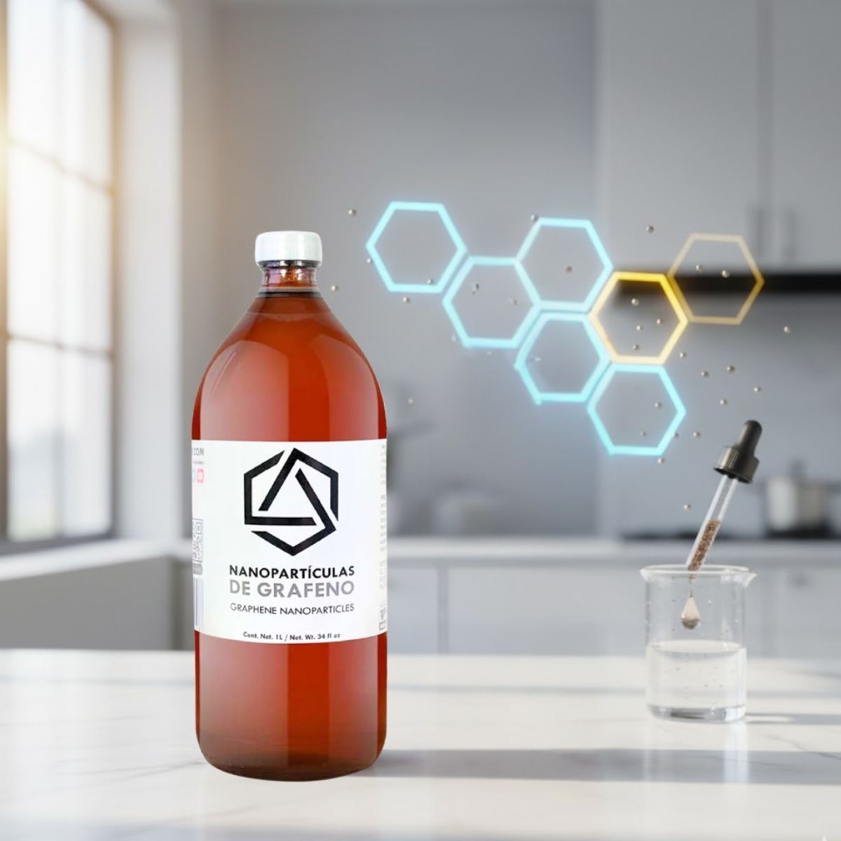 Nanopartículas de Grafeno, 250 ML, Horux