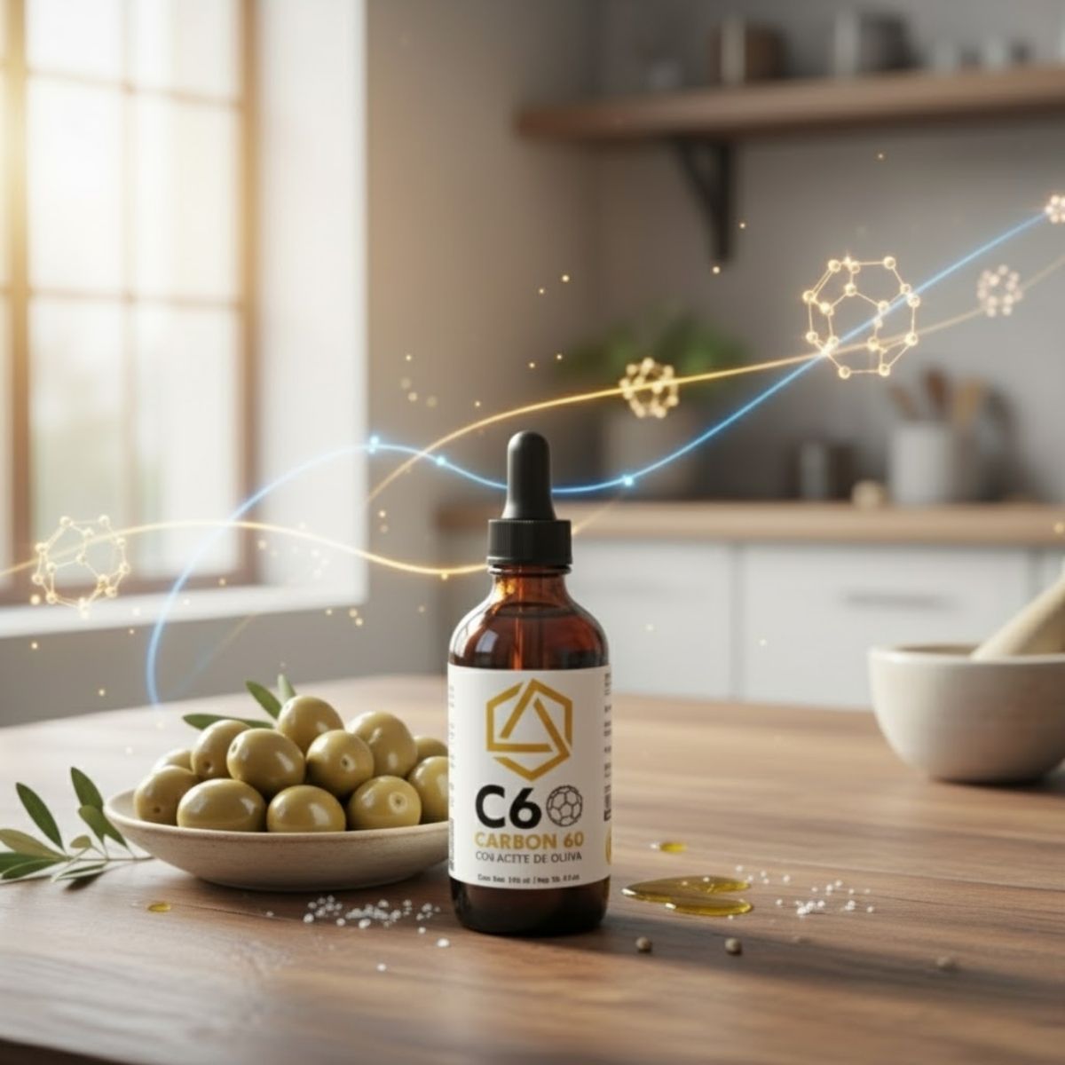 Carbón 60 con Aceite de Oliva, 120 ML, Horux