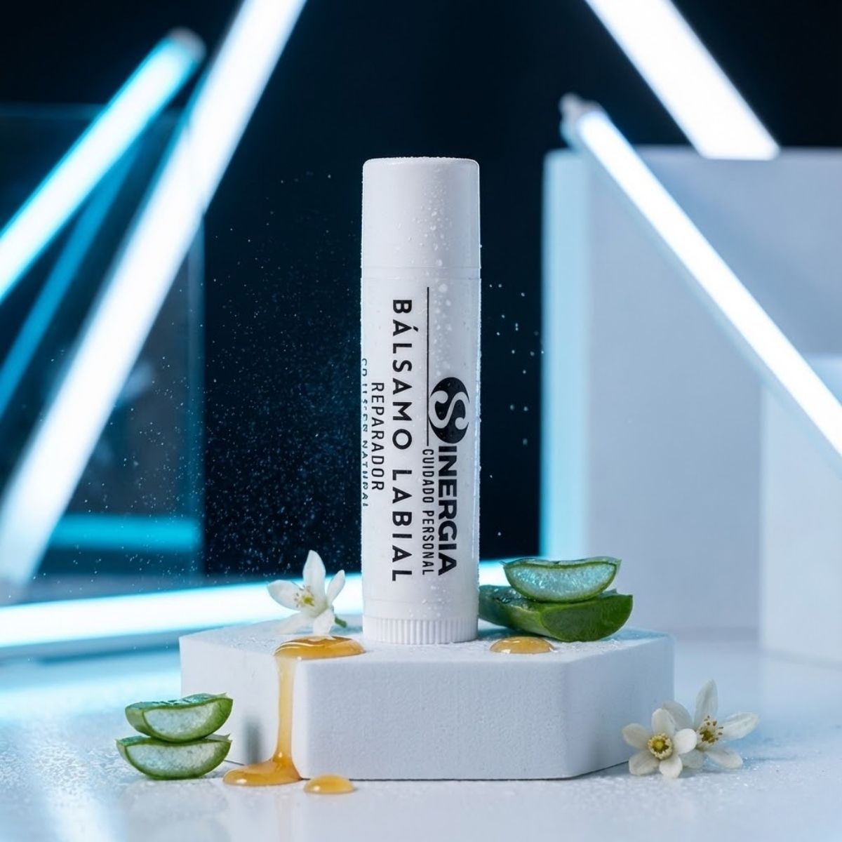 BÁLSAMO LABIAL REPARADOR NATURAL 5 GRS, TONO: NATURAL