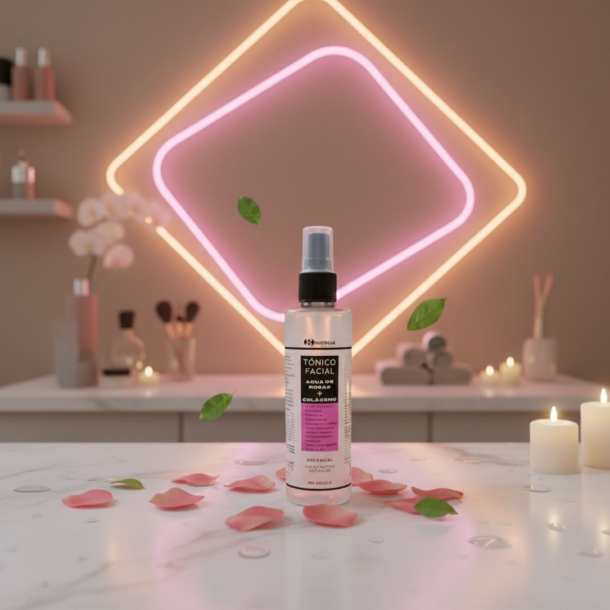 TÓNICO FACIAL DE ROSAS + COLÁGENO 125 ML