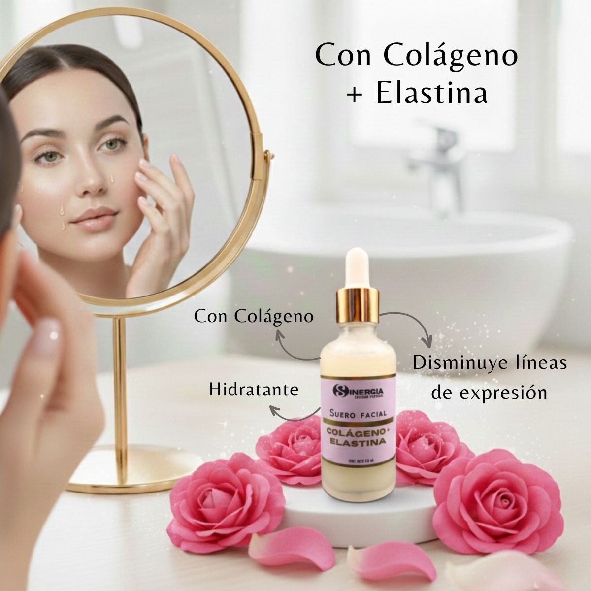 SUERO FACIAL DE COLÁGENO + ELASTINA 50 ML