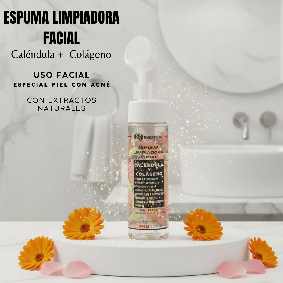 ESPUMA LIMPIADORA FACIAL DE SÁBILA Y PEPINO 250 ML