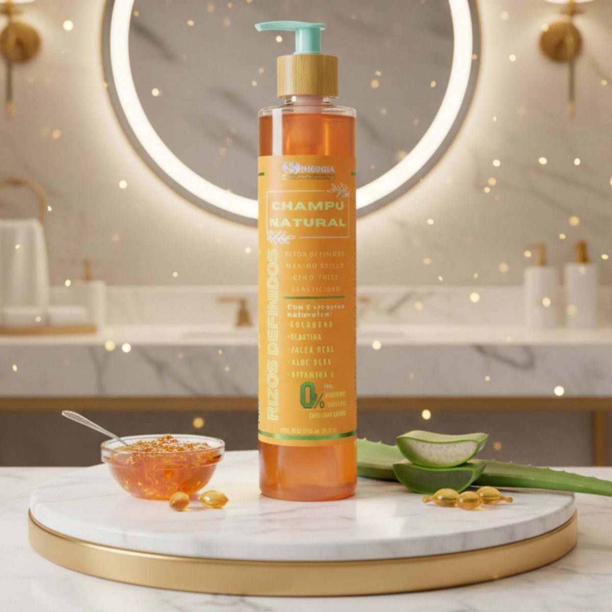 CHAMPÚ NATURAL RIZOS DEFINIDOS 500 ML