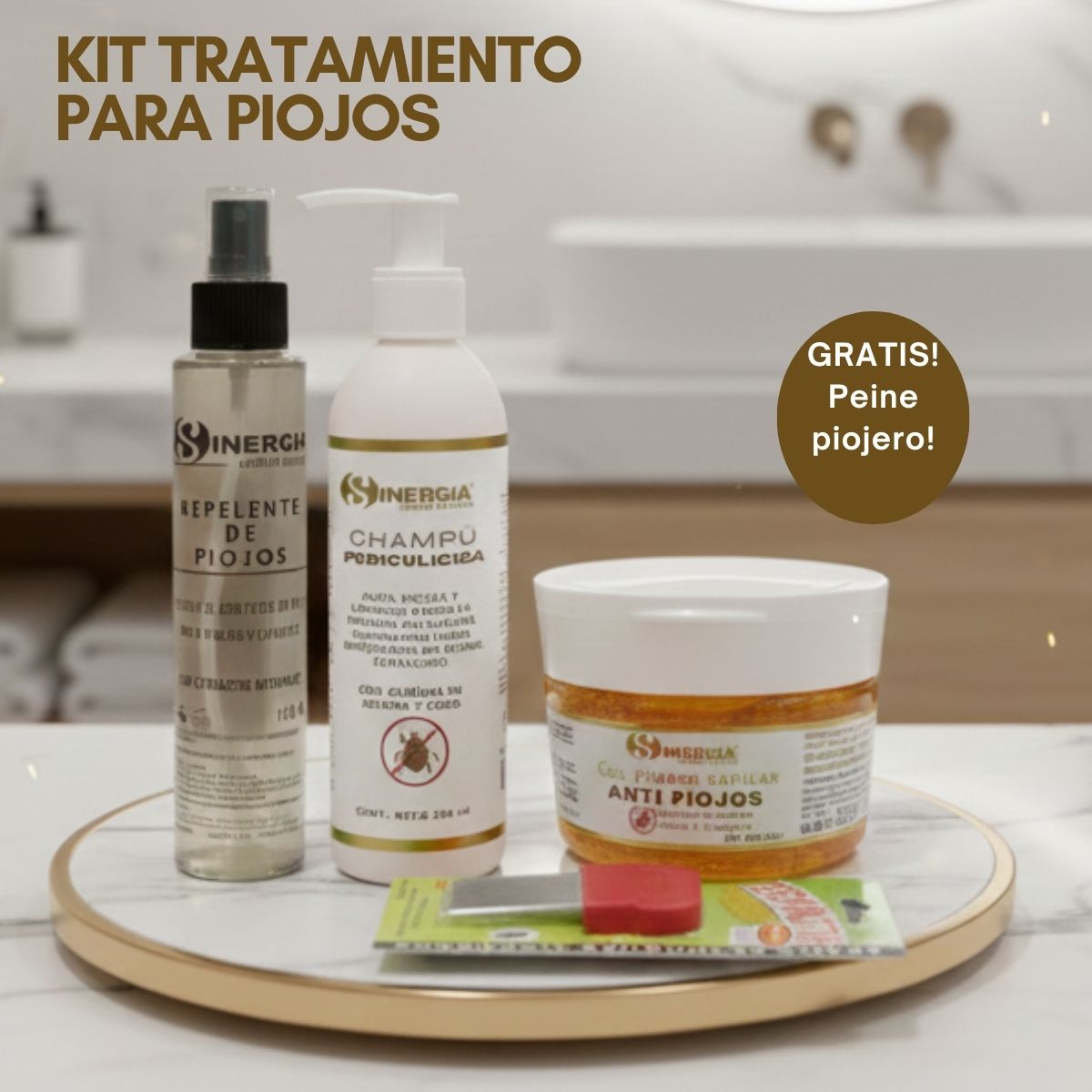 KIT TRATAMIENTO PARA PIOJOS