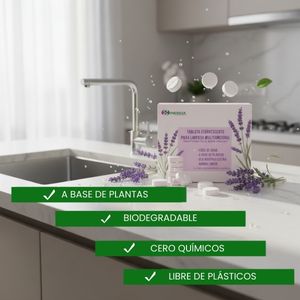 TABLETAS PARA LIMPIEZA DE SUPERFICIES Y VIDRIOS