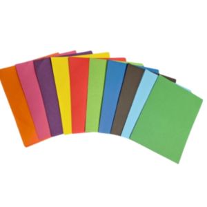 PAQUETE DE 100 HOJAS DE COLORES TONOS FUERTES