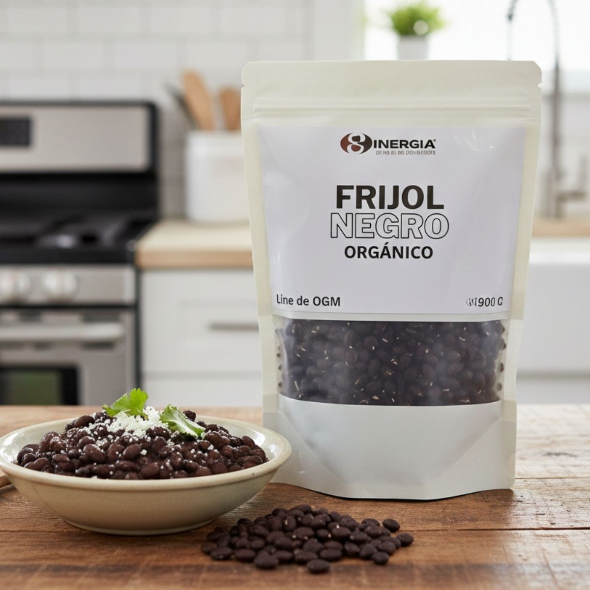 FRIJOL NEGRO ORGÁNICO 900 G